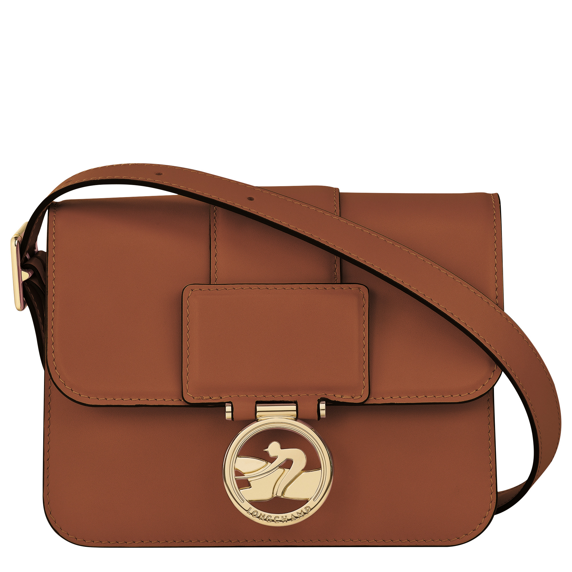 Box-Trot S Crossbody bag Cognac - Leather - 1