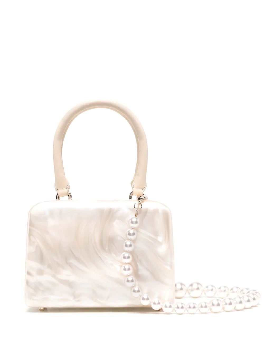 mini pearl-strap crossbody bag - 1