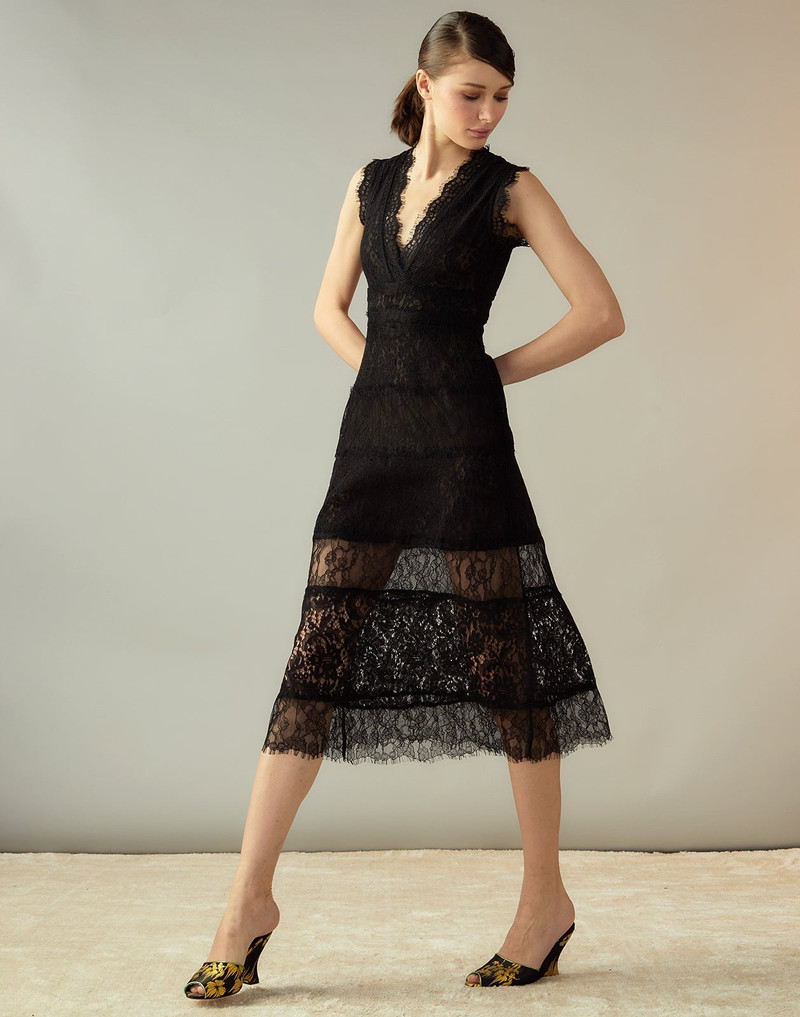 CYNTHIA ROWLEY Audrey Lace Dress outlook