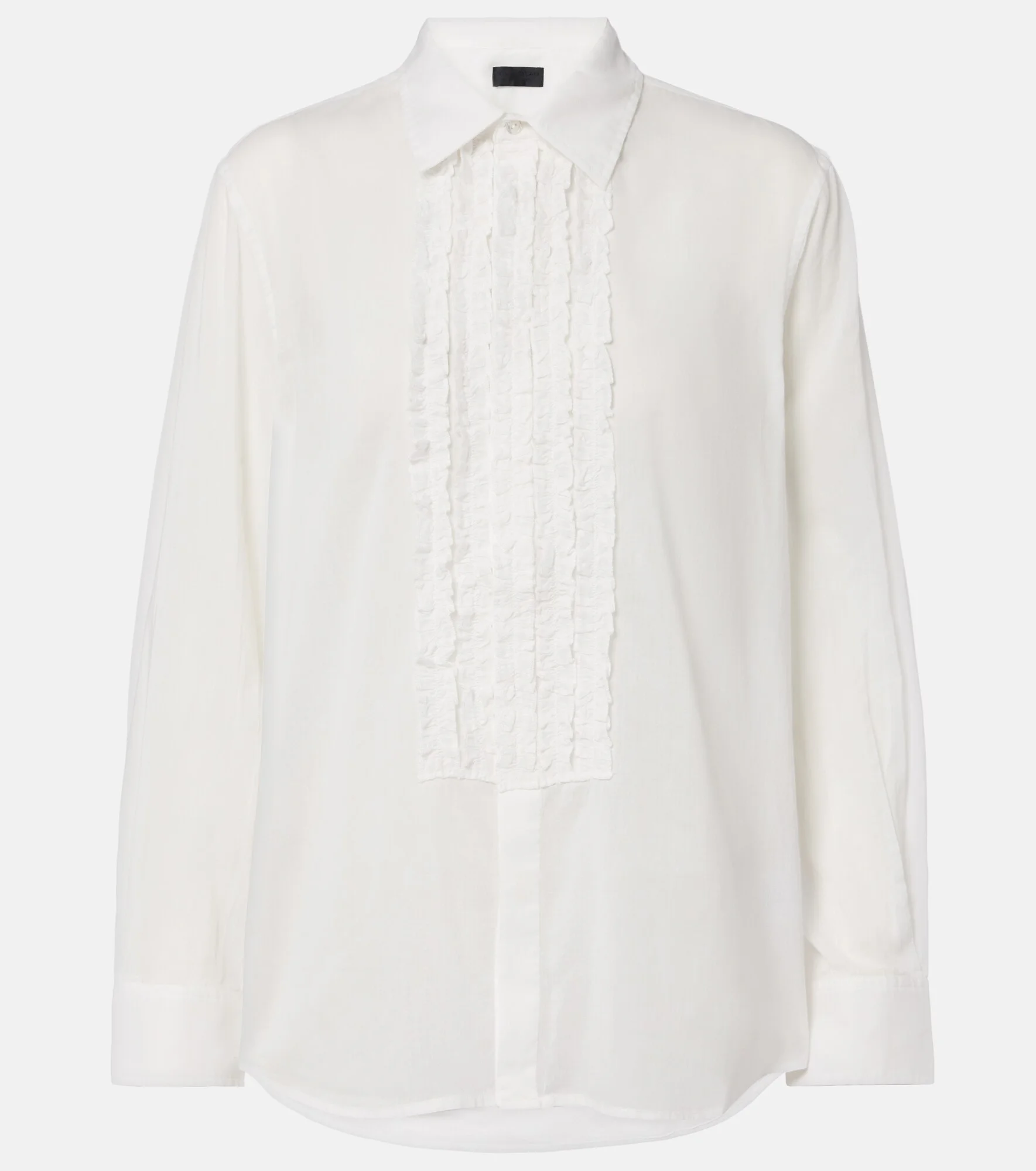 Nathael ruffled cotton poplin shirt - 1