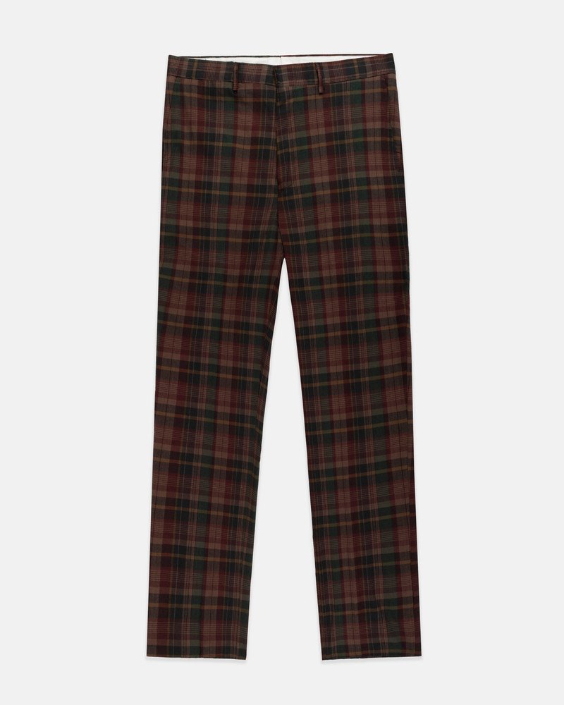 J. PRESS MADE-IN-USA OVERDYED AUTHENTIC MADRAS TROUSER outlook