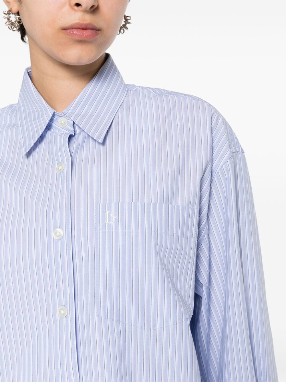striped long-sleeve shirt - 5