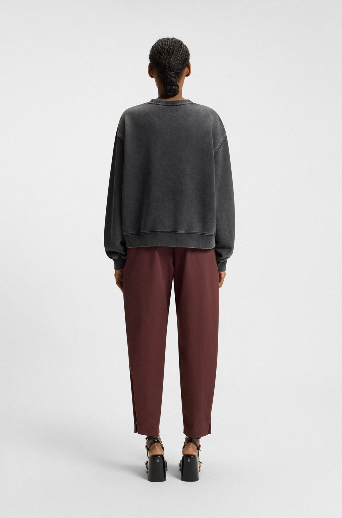 COTTON-TERRY SWEATSHIRT WITH CREATIVE ARTWORK - 4