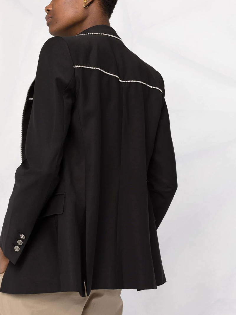 crystal-embellished single-breasted blazer 3