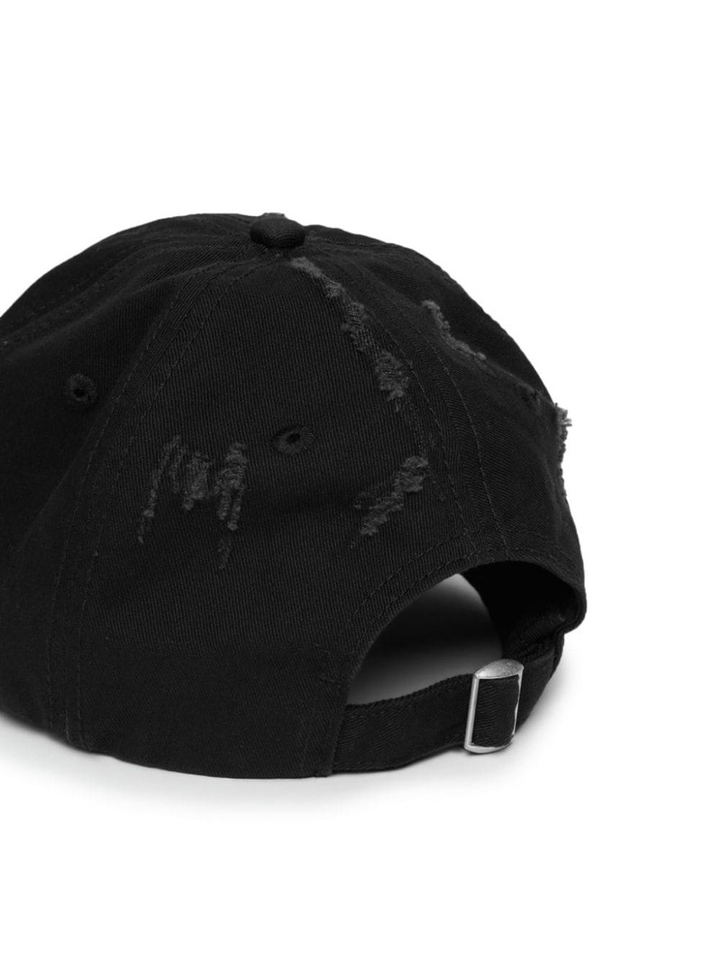 MSGM logo-print cotton cap outlook