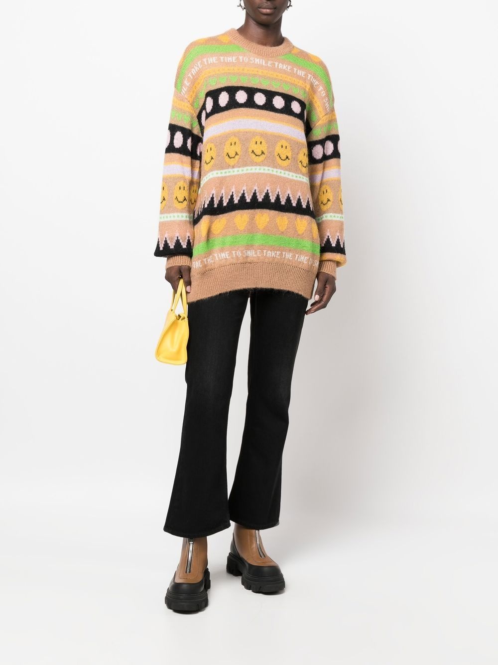 Wool blend striped sweater - 4