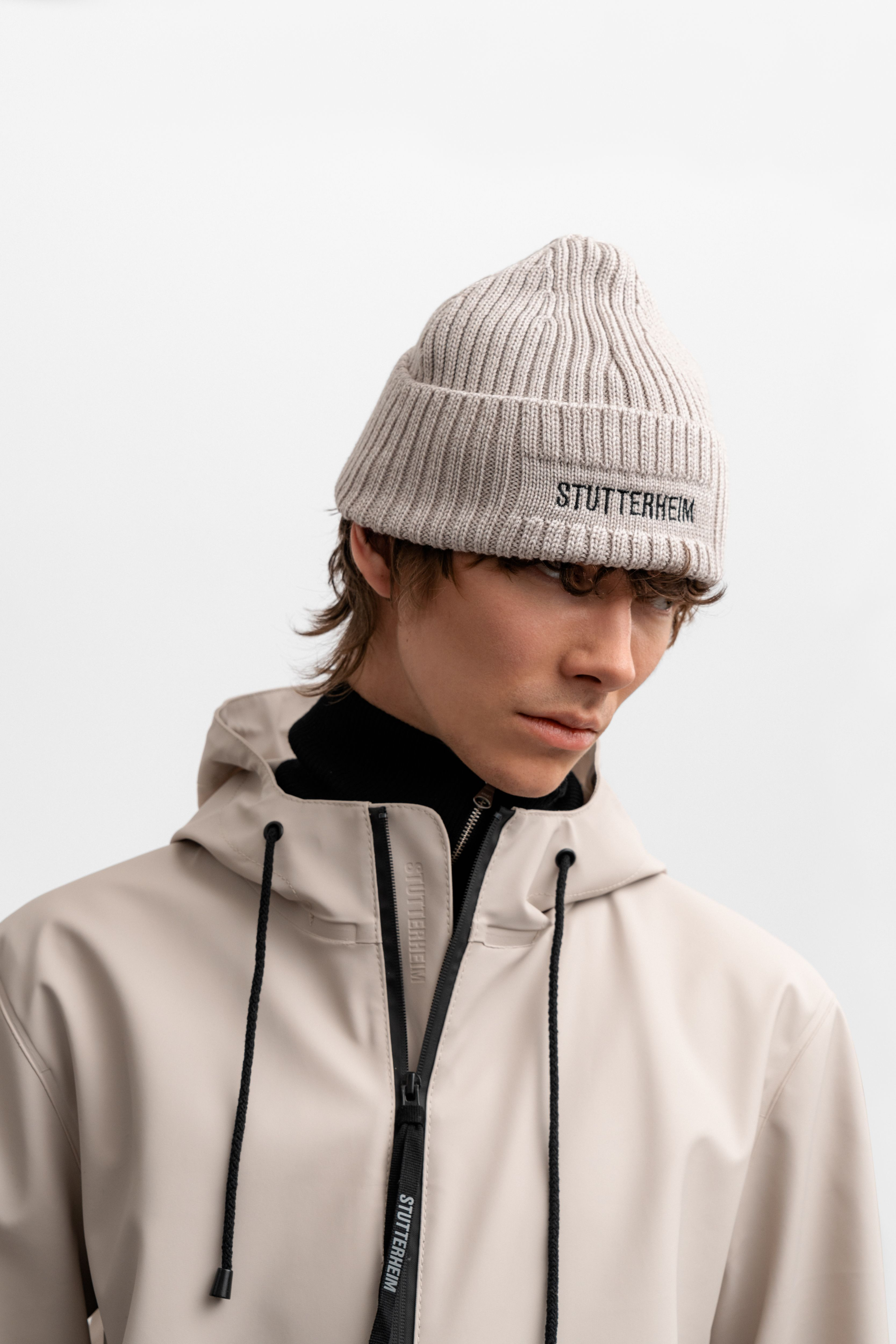 Logo Beanie Light Sand - 5