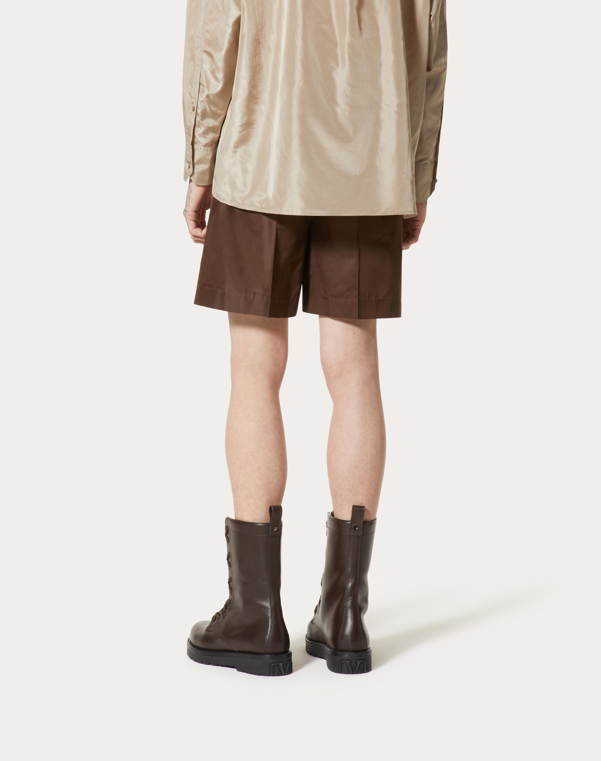 WASHED TAFFETA SHORTS - 4