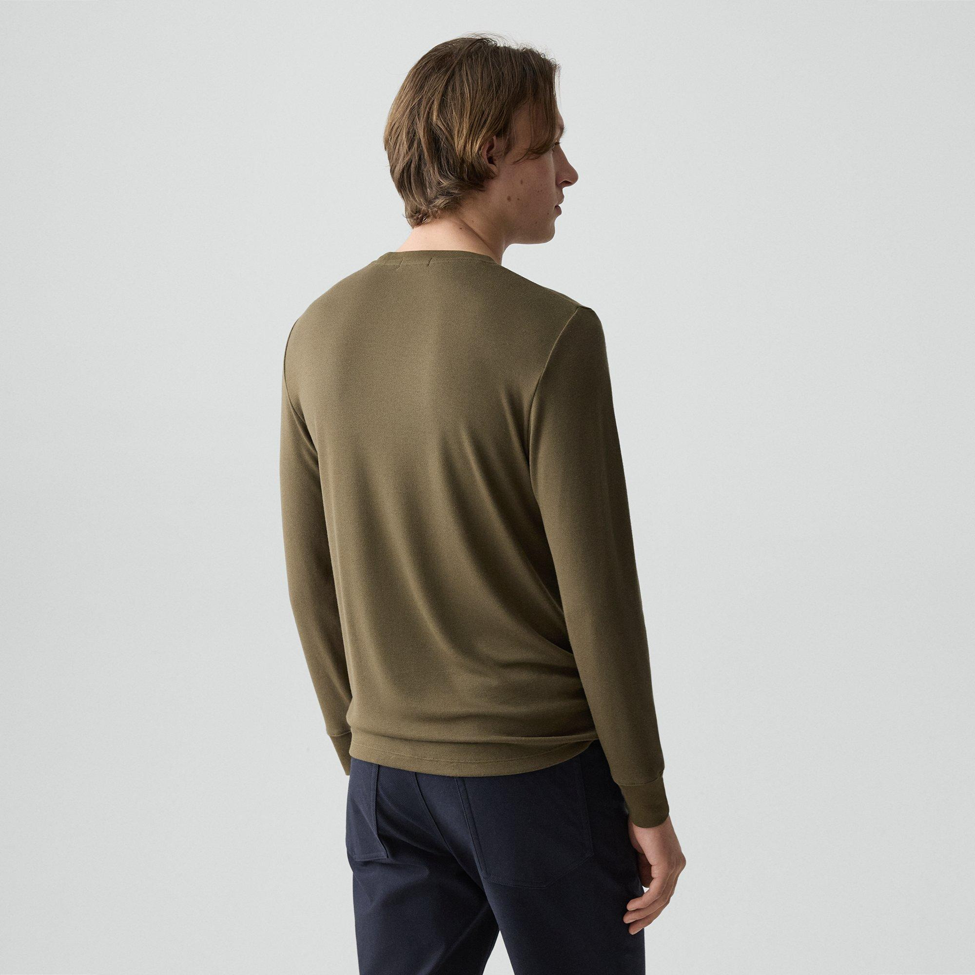 Essential Long-Sleeve Tee in Anemone Modal Jersey - 4