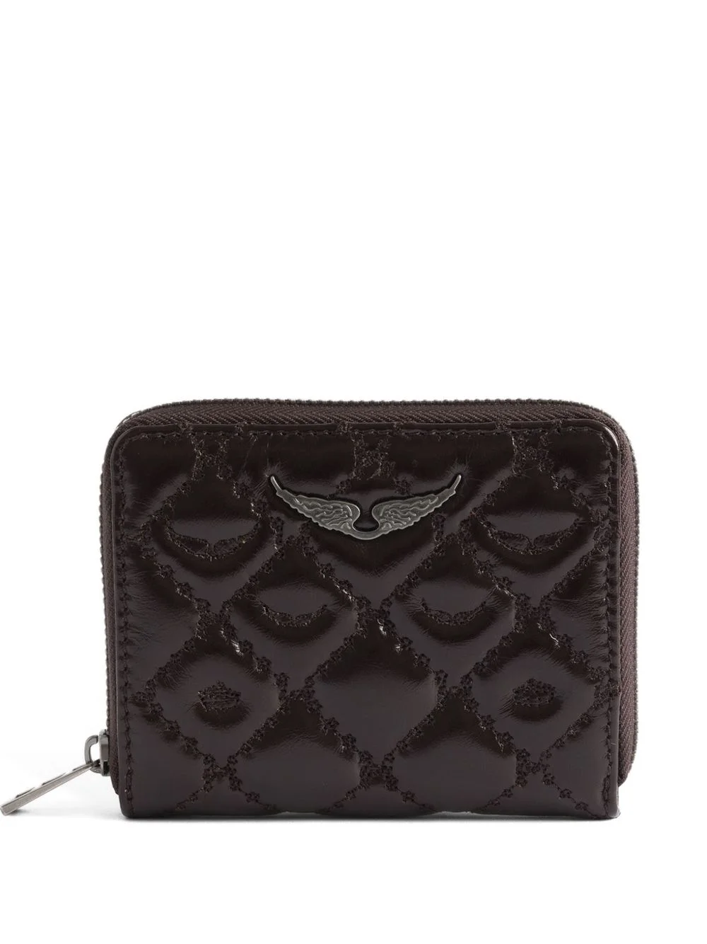 mini monogram quilted mini wallet - 1