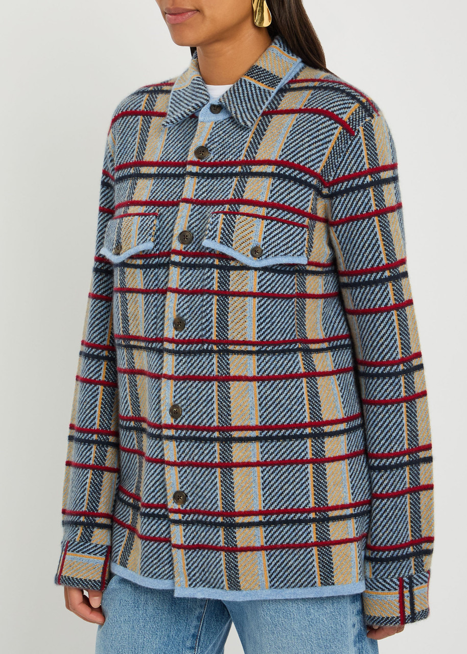 Guest In Residence Plaid Cashmere Shirt - 2