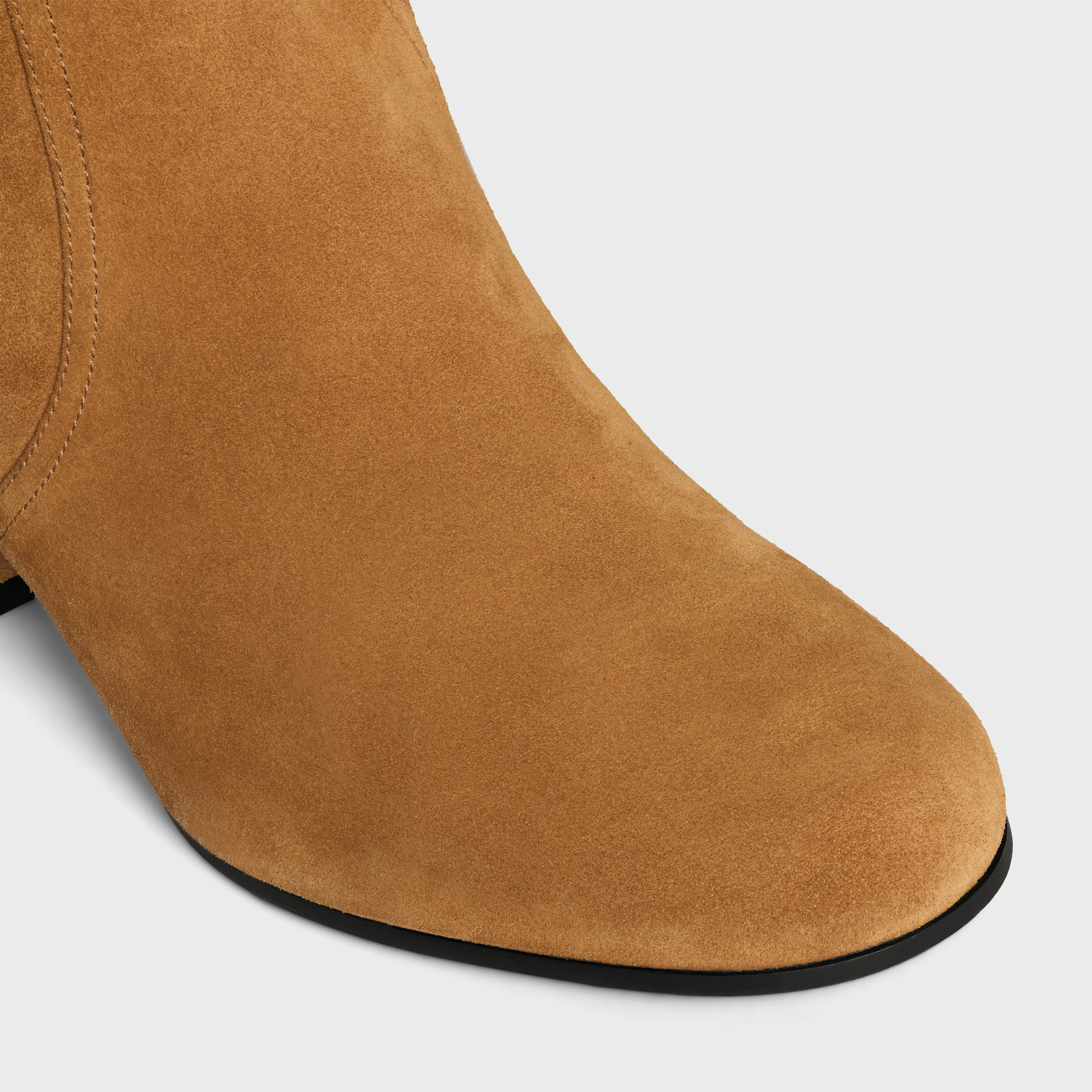 LES BOTTES CELINE TRIOMPHE HIGH BOOT IN SUEDE CALFSKIN - 4