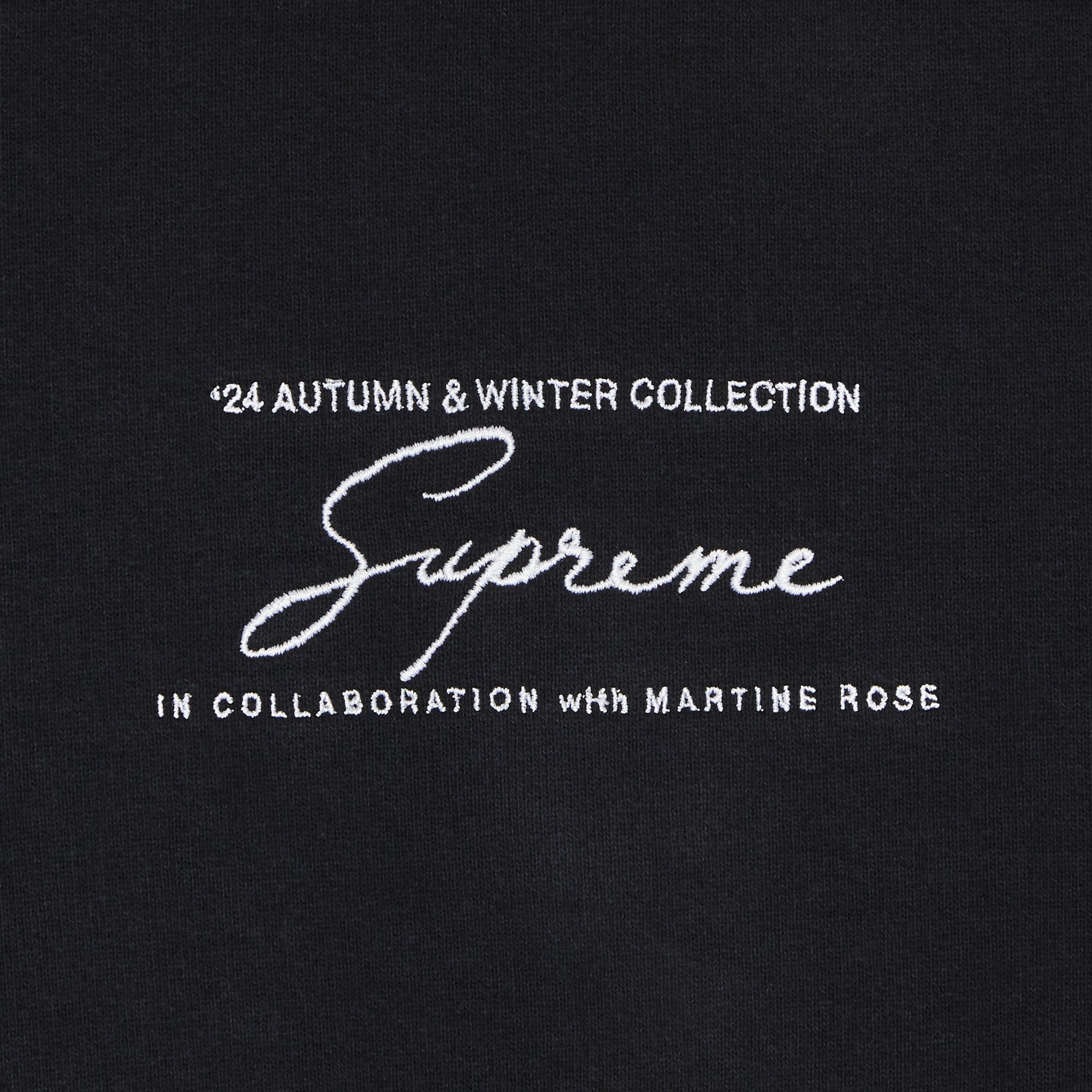 Supreme x Martine Rose Hooded Sweatshirt 'Black' - 3