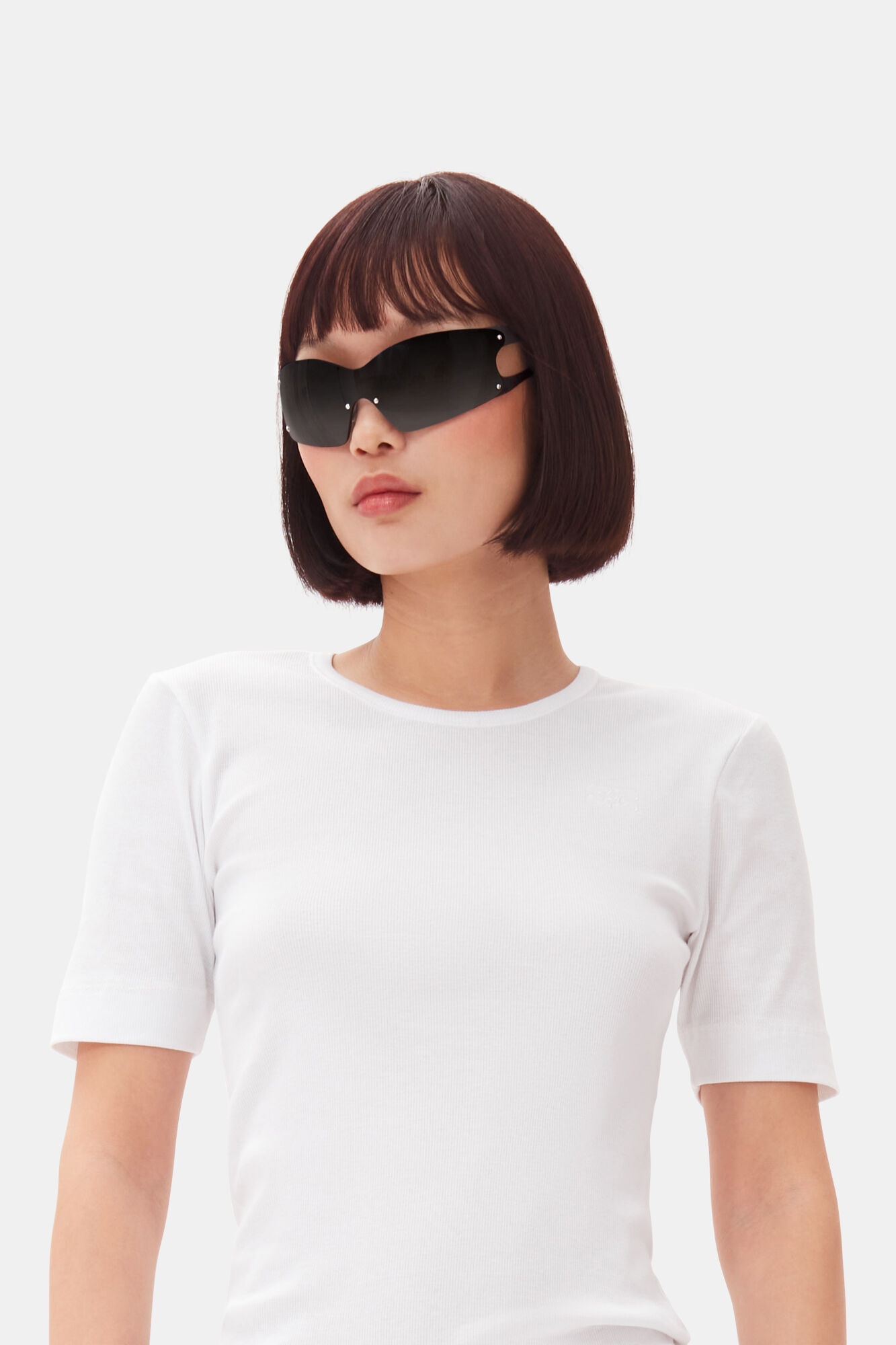 GANNI X ACE & TATE BLACK NOEL SUNGLASSES - 7