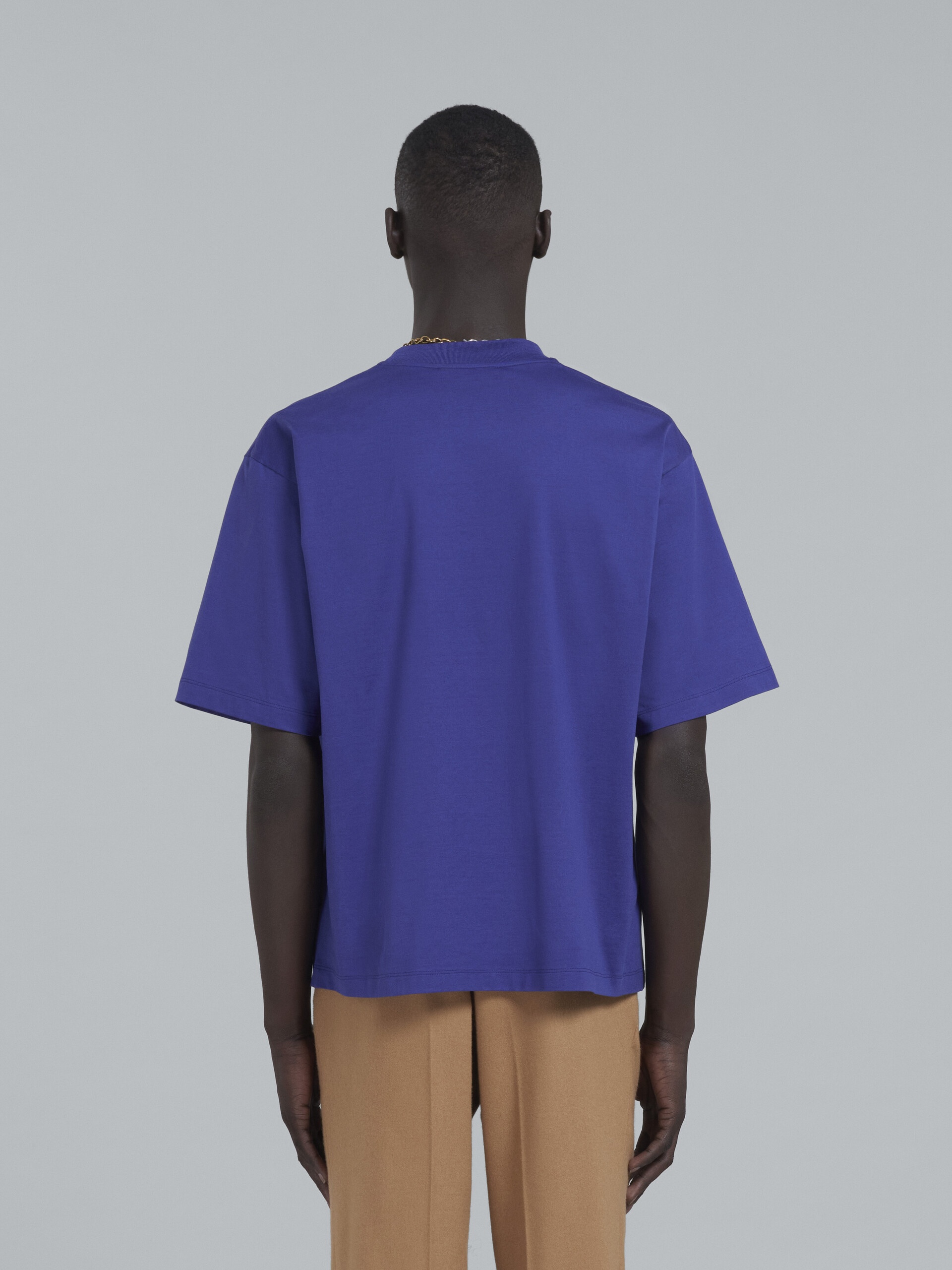 BLUE T-SHIRT WITH LOGO - 3