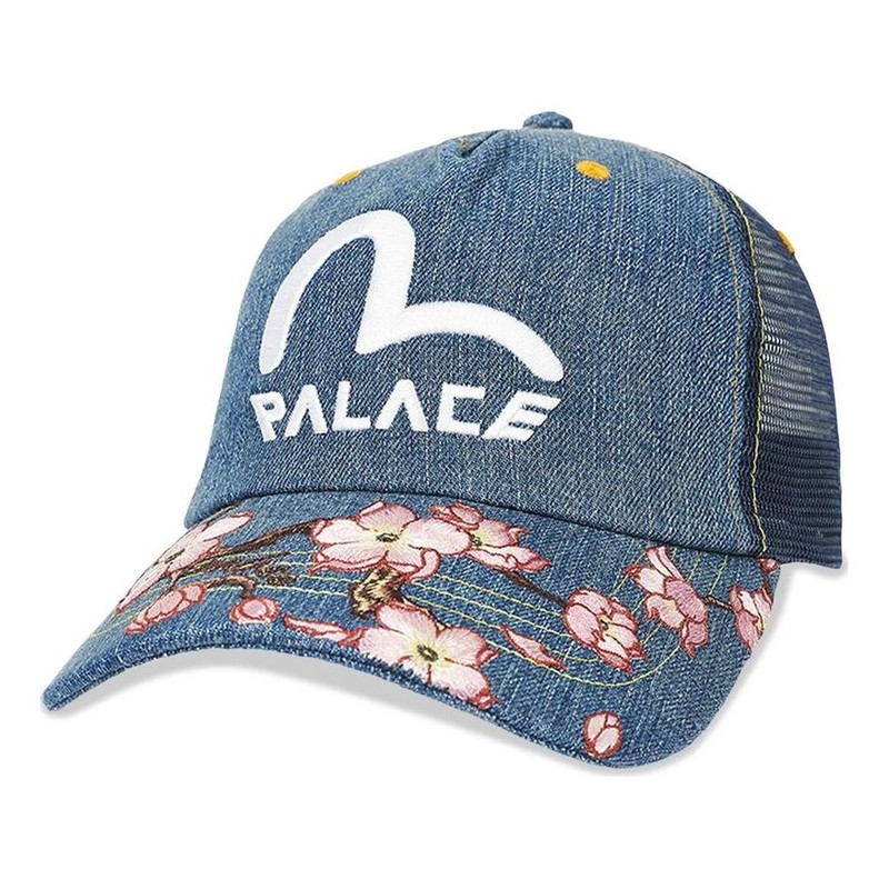 Palace X Evisu Denim Cap 'Blue' P24EVH001 - 1