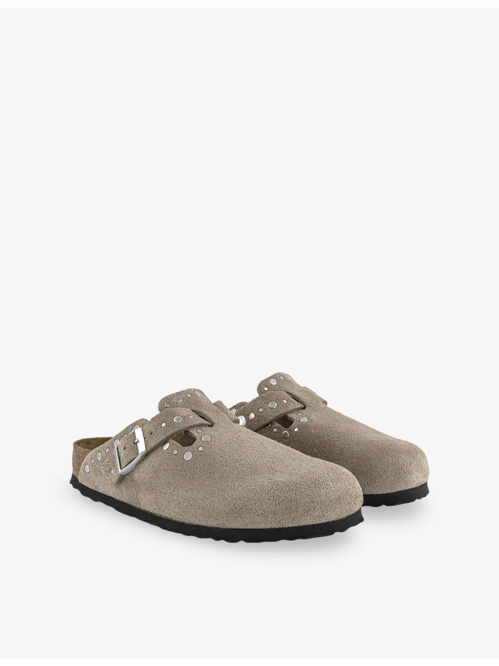 Boston Suede Clogs - 3
