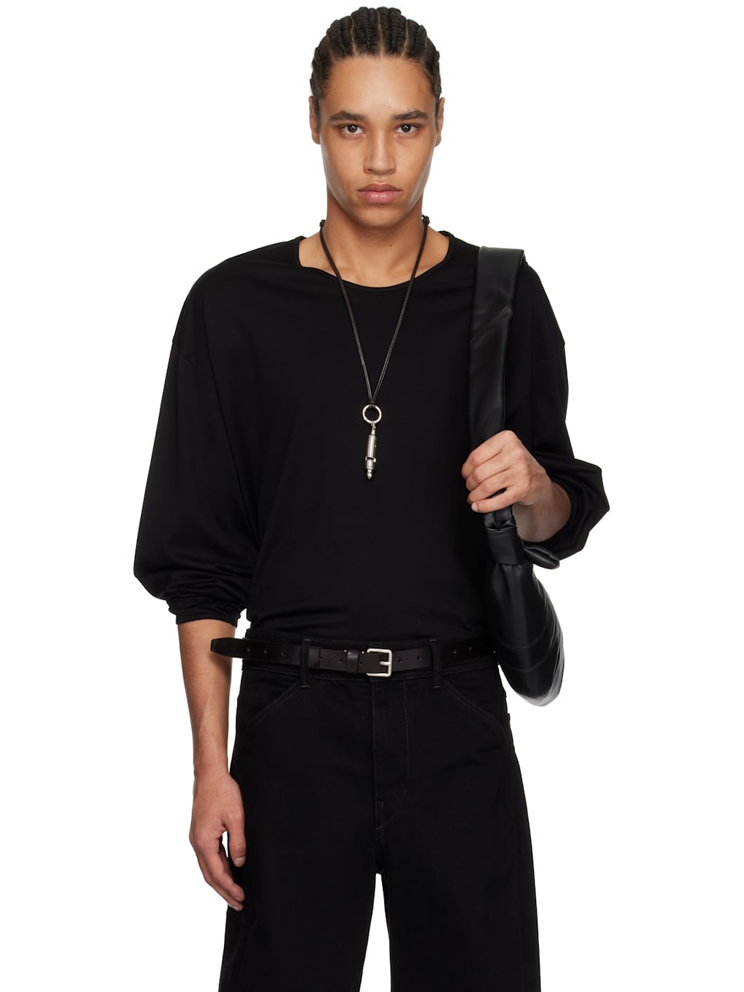 Black LS Relaxed T-shirt - 1