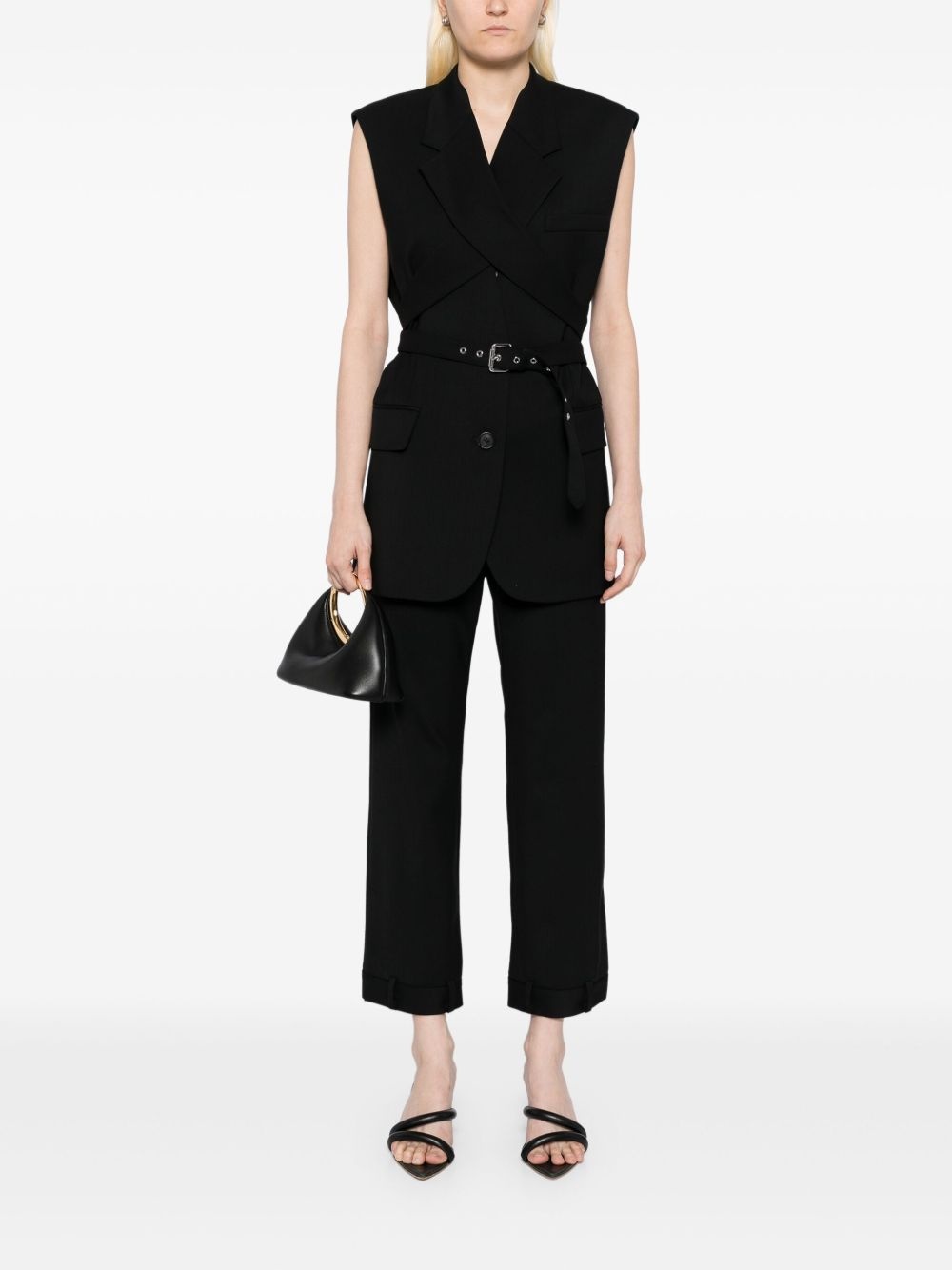 deconstructed tuxedo trousers - 2