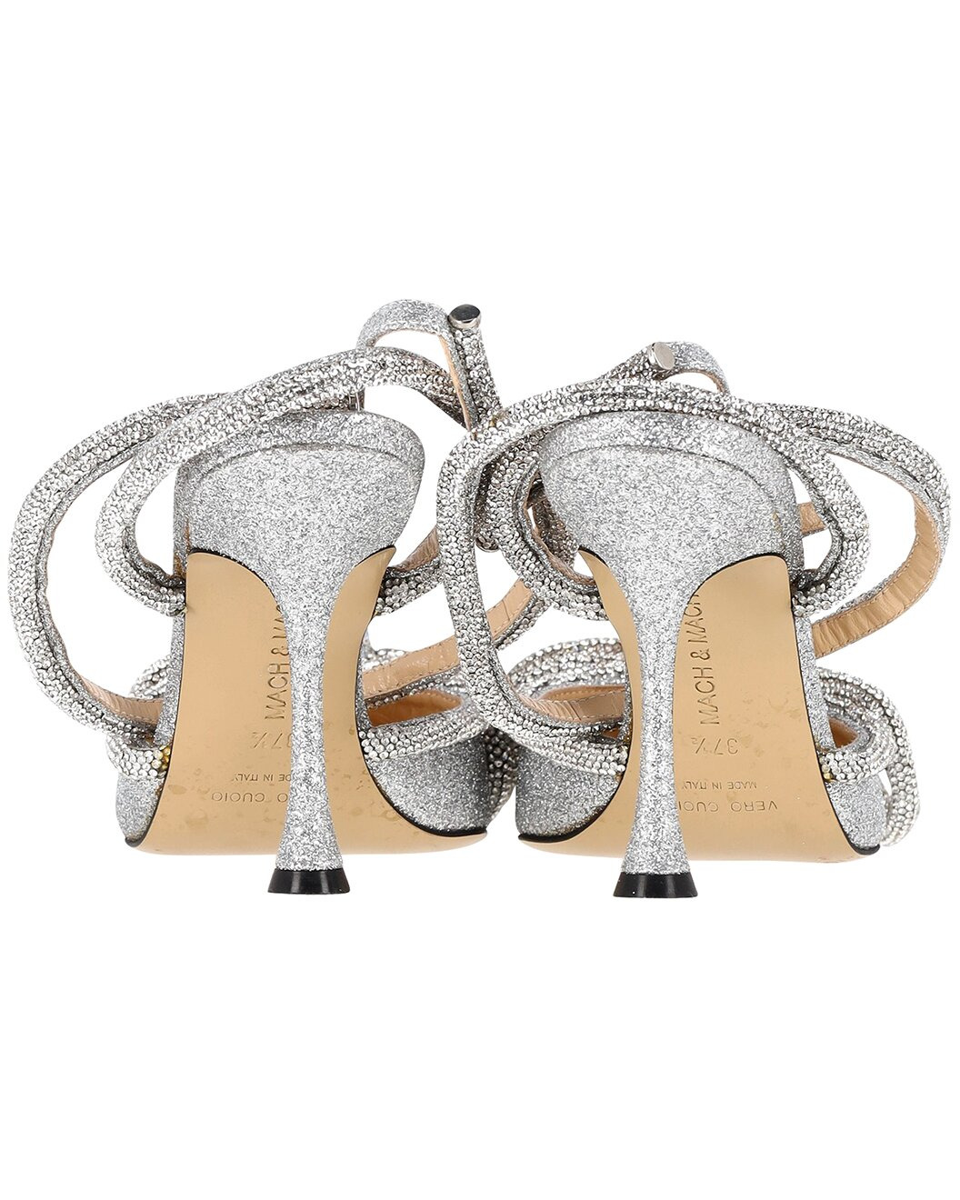 MACH & MACH Women's Glitter Crystal-Embellished Double Bow Pump, Size EU |
37.5 (Authentic Pre-Loved - 2