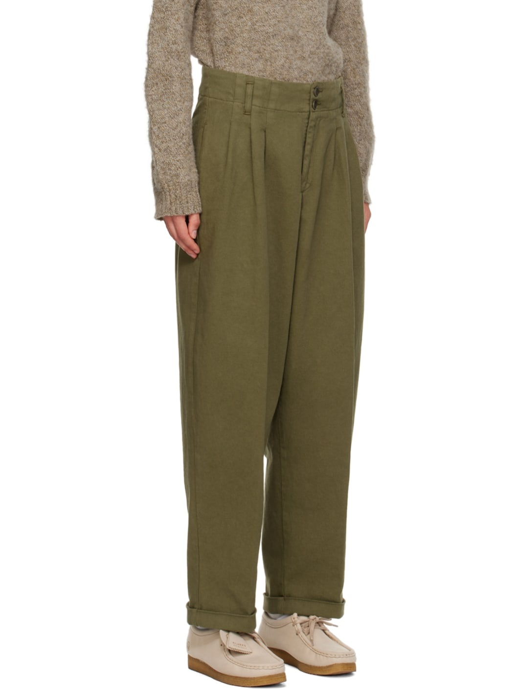 Khaki Keaton Trousers - 2