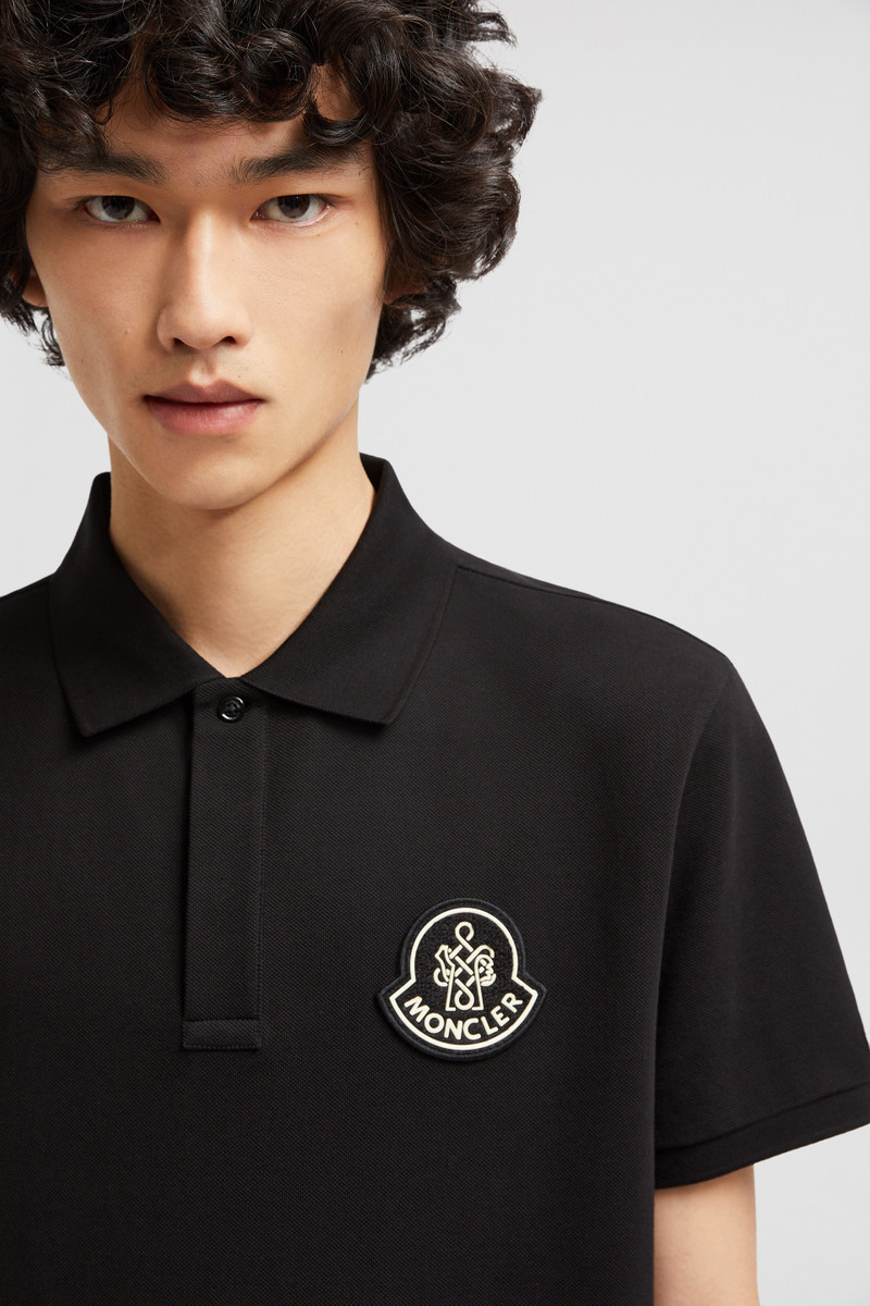 Year of the Snake Patch Cotton Piquet Polo Shirt 4
