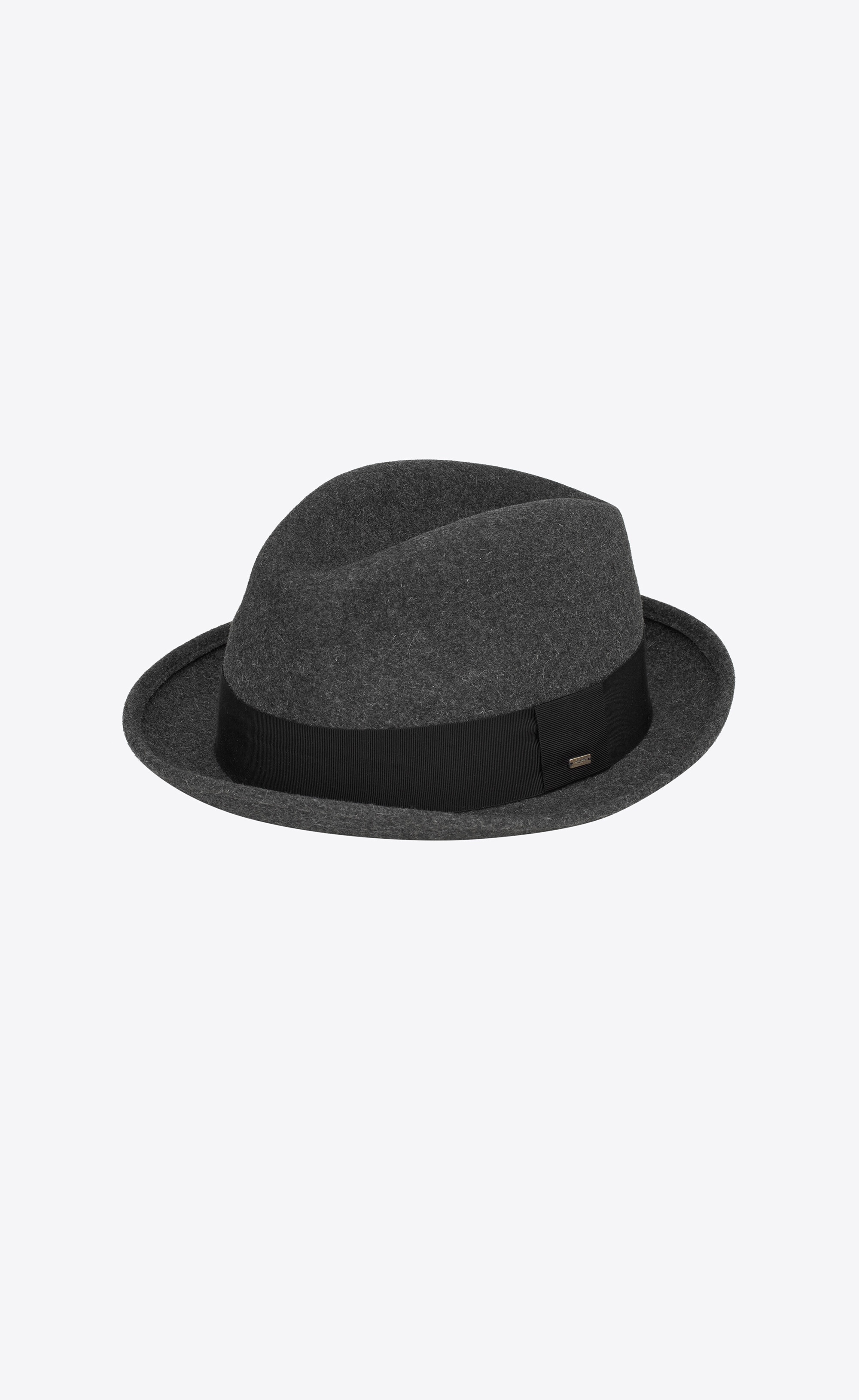 fedora hat in rabbit felt - 1