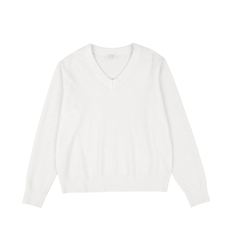 KNIT V-NECK BONE 1