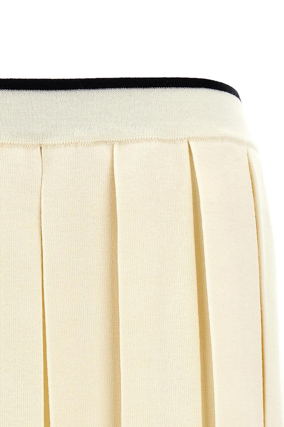 Knitted pleated skirt - 4