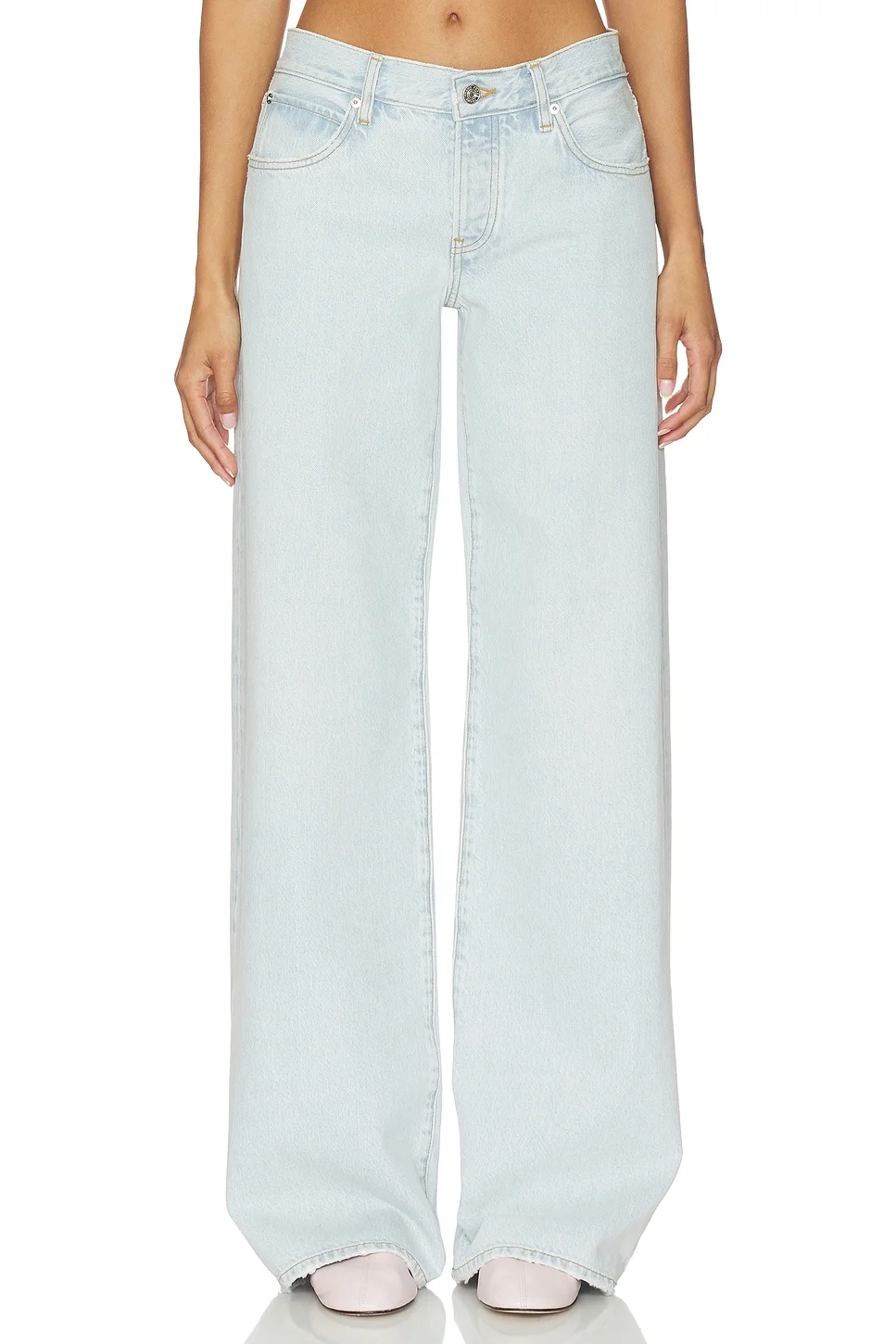 X Alexandra Leclerc The Leo Low Rise Baggy Jean - 1