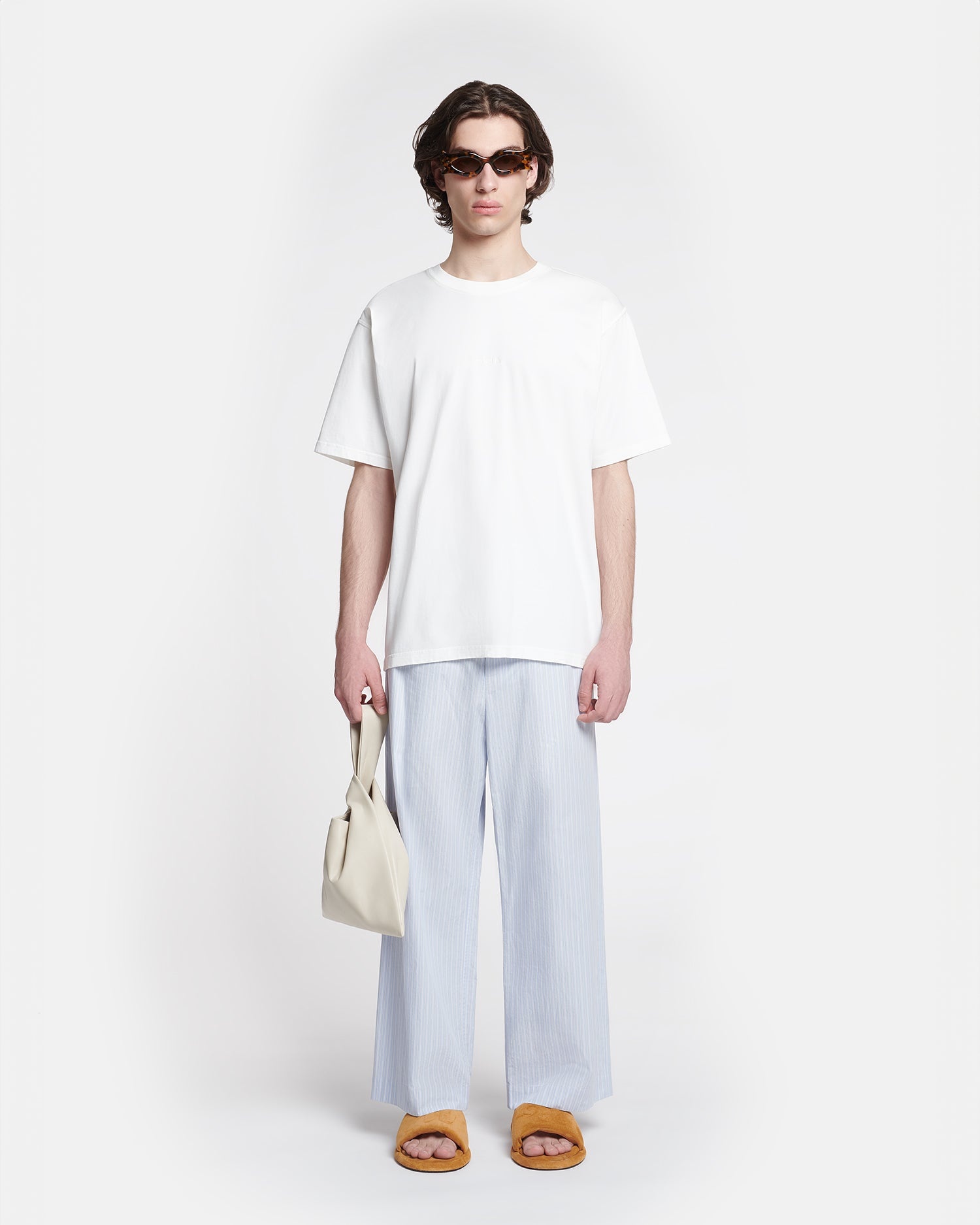 Striped Relaxed-Fit Pants - 4