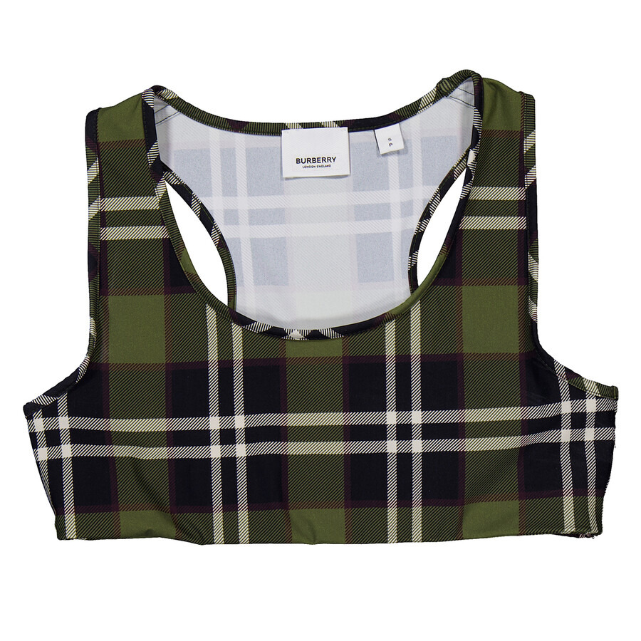 Burberry Immy Vintage Check Cropped Tank Top - 5