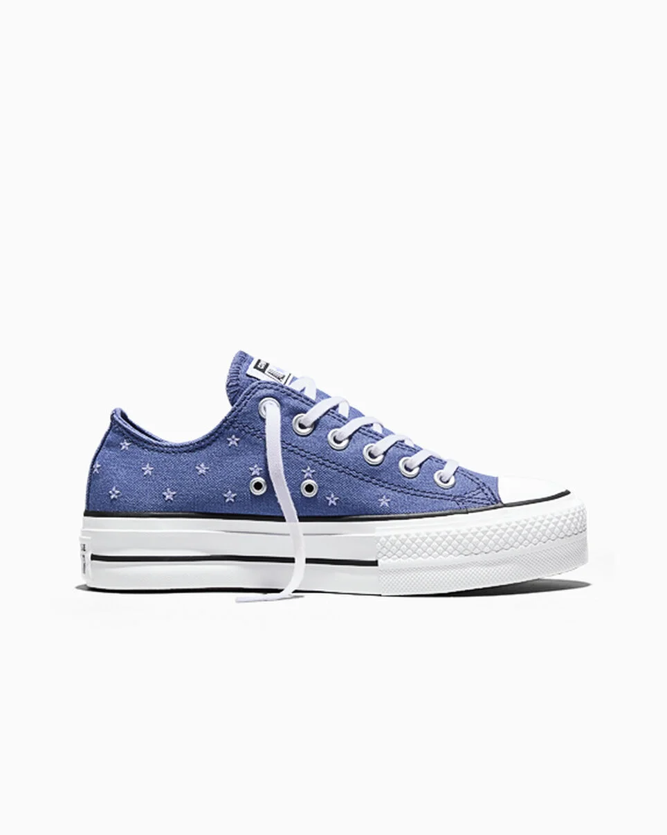 Chuck Taylor All Star Lift Platform Embroidered Stars - 1