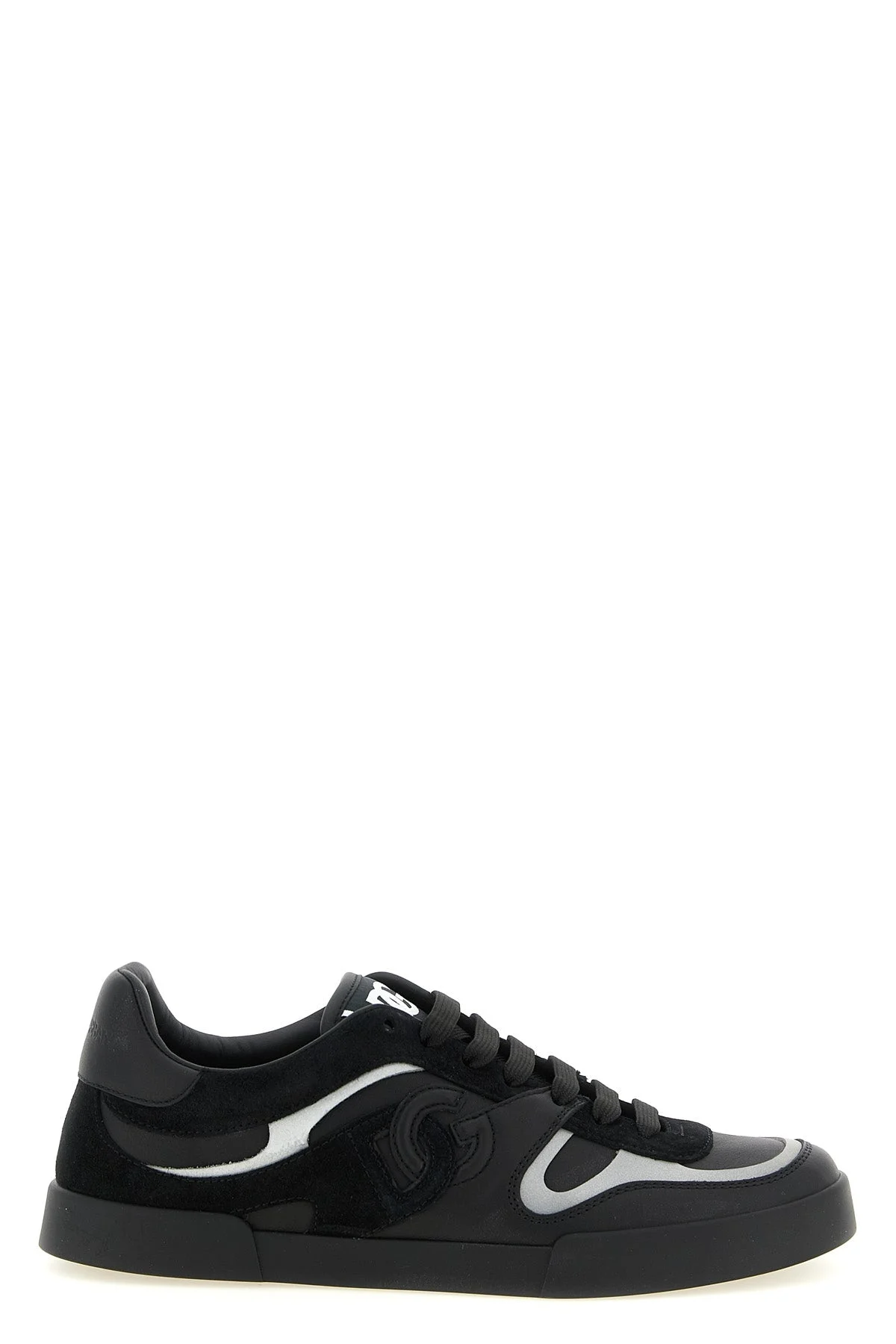 Dolce & Gabbana Portofino Sneakers with Suede Overlays - 1