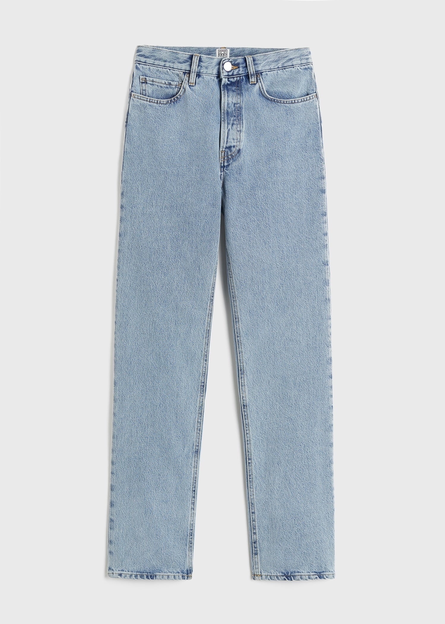 Totême Classic cut denim full length cool blue | REVERSIBLE