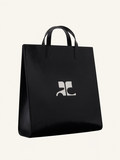 courrèges HERITAGE NAPLACK LEATHER TOTE BAG outlook