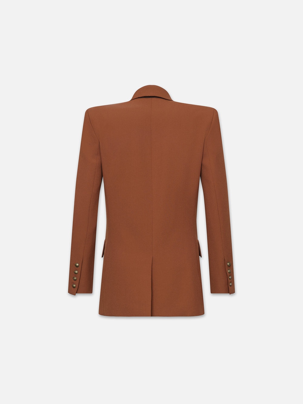 Double Breasted Slim Blazer in Tawny - 5