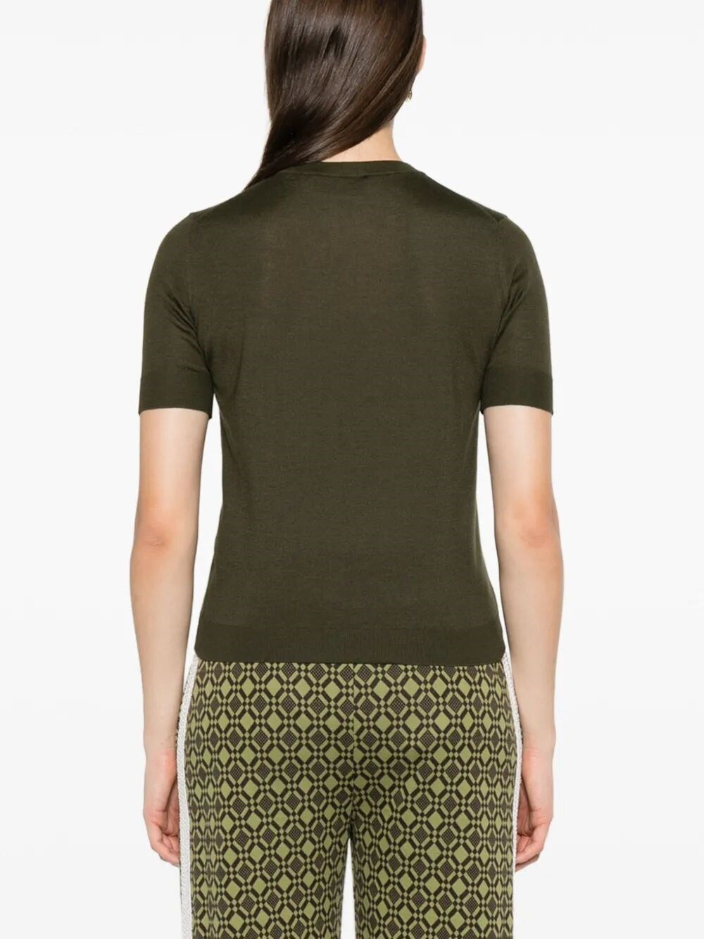 Short Sleeve Crew-Neck Top - 5