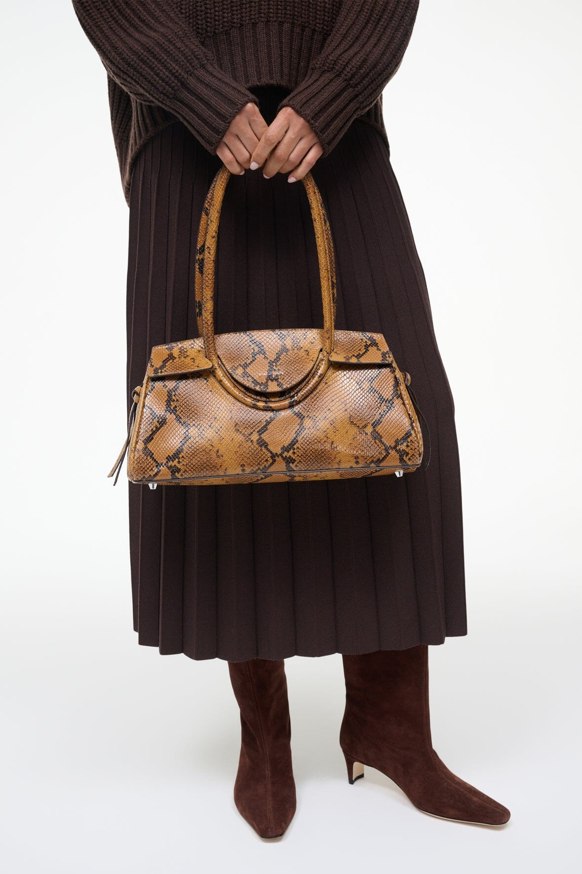 STAUD MAUDE SHOULDER BAG SNAKE - 6