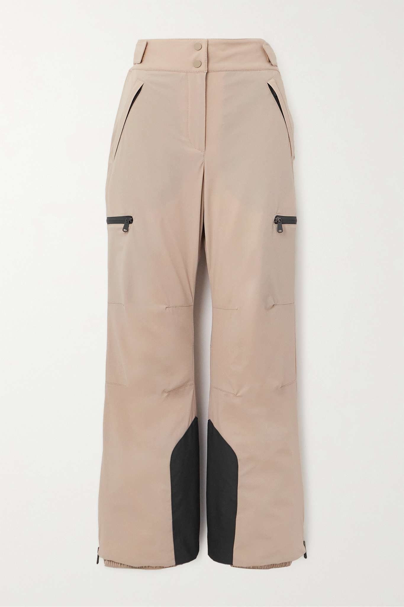 Bead-embellished flared ski pants - 1