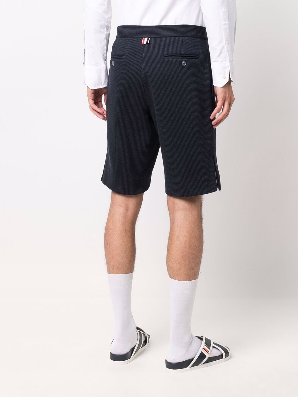 Seersucker double face tech shorts - 4