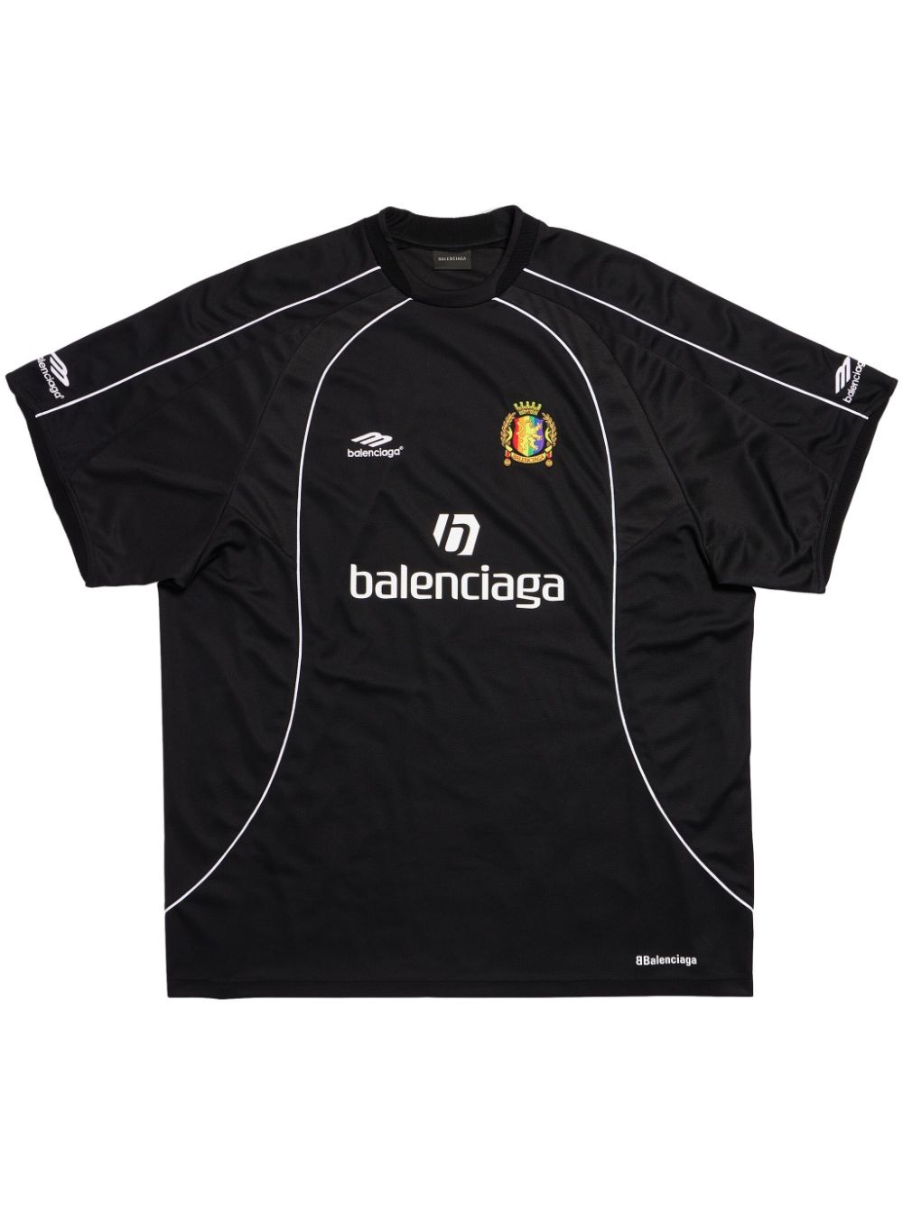 Soccer logo-print T-shirt - 1