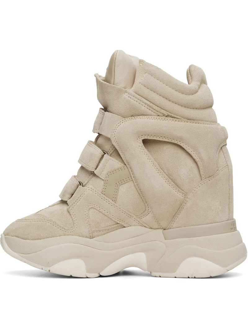 Isabel Marant Beige Balskee Sneakers outlook