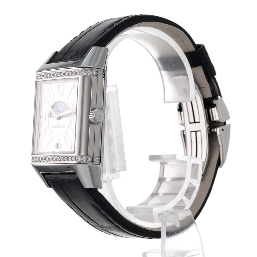Pre-owned Jaeger-LeCoultre Reverso Squadra Lady Duetto Automatic Diamond White Dial Ladies Watch Q70 - 5