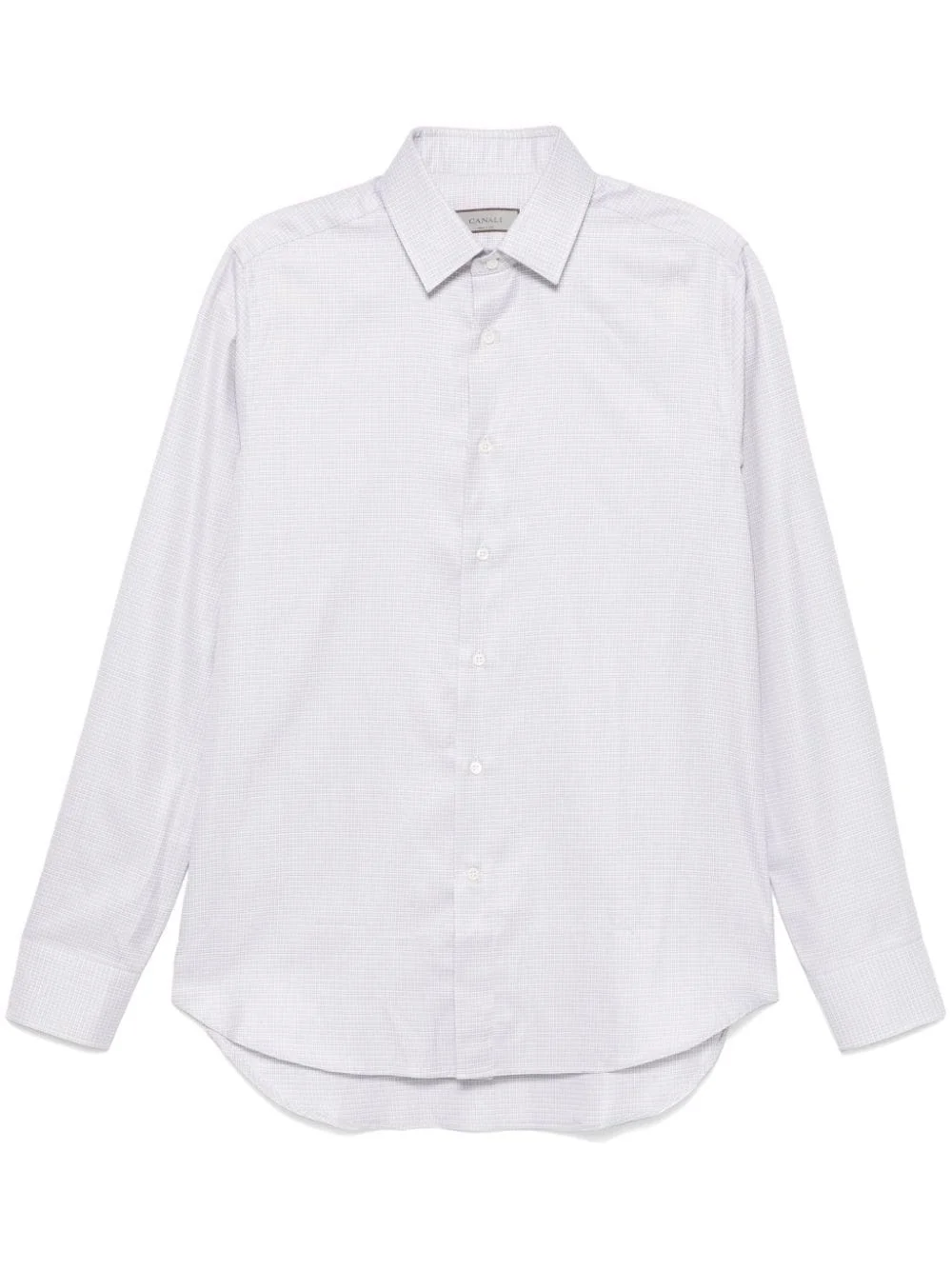 geometric-print shirt - 1