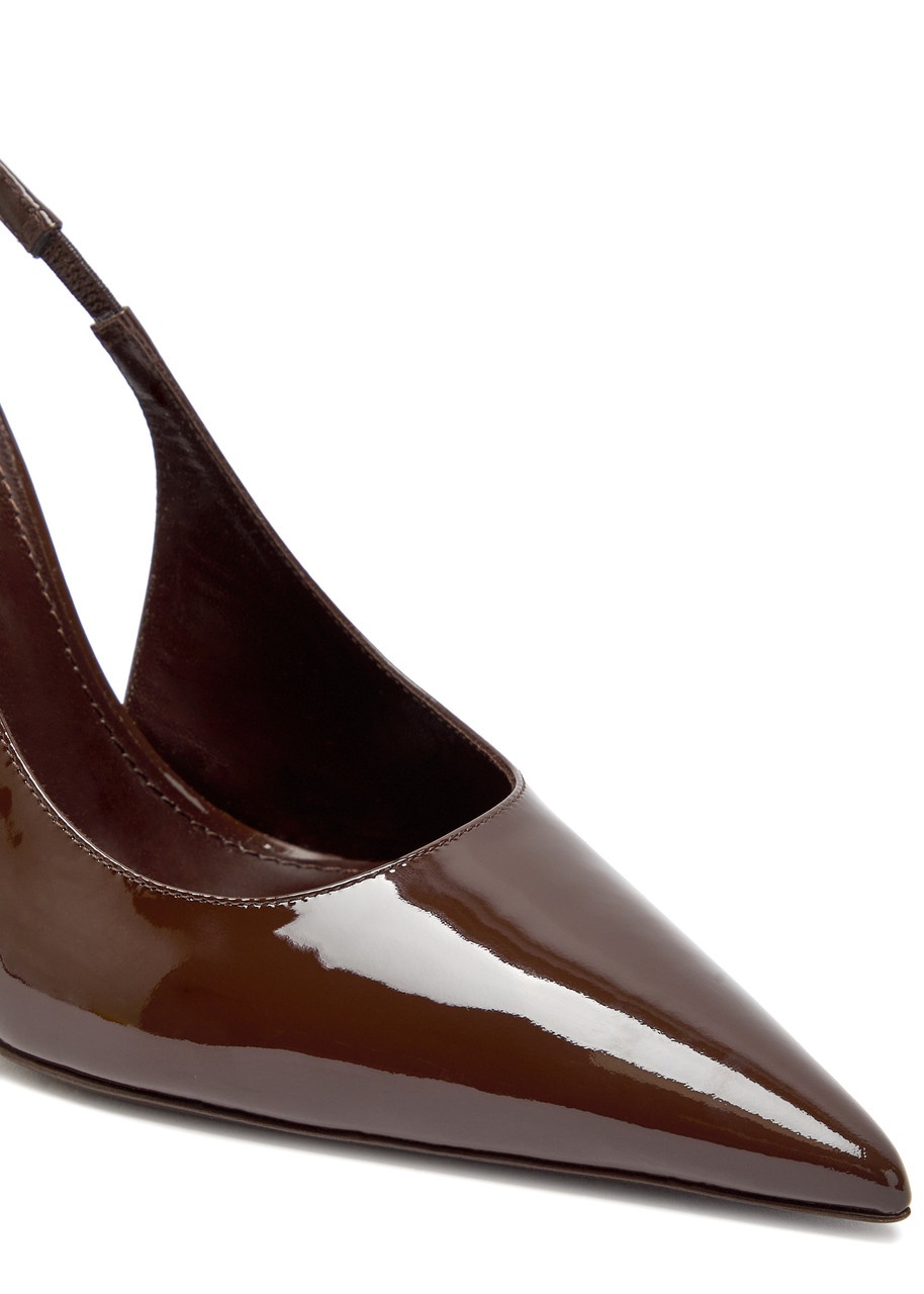 Paris Texas Lidia 110 Patent Leather Slingback Pumps - 4
