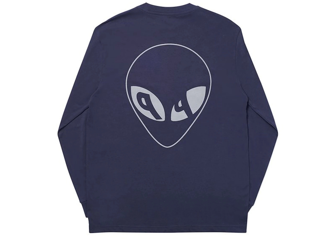 Palace Nein Loner Longsleeve Navy - 2