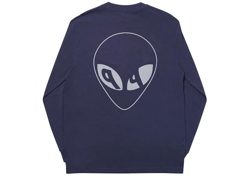 PALACE Palace Nein Loner Longsleeve Navy outlook