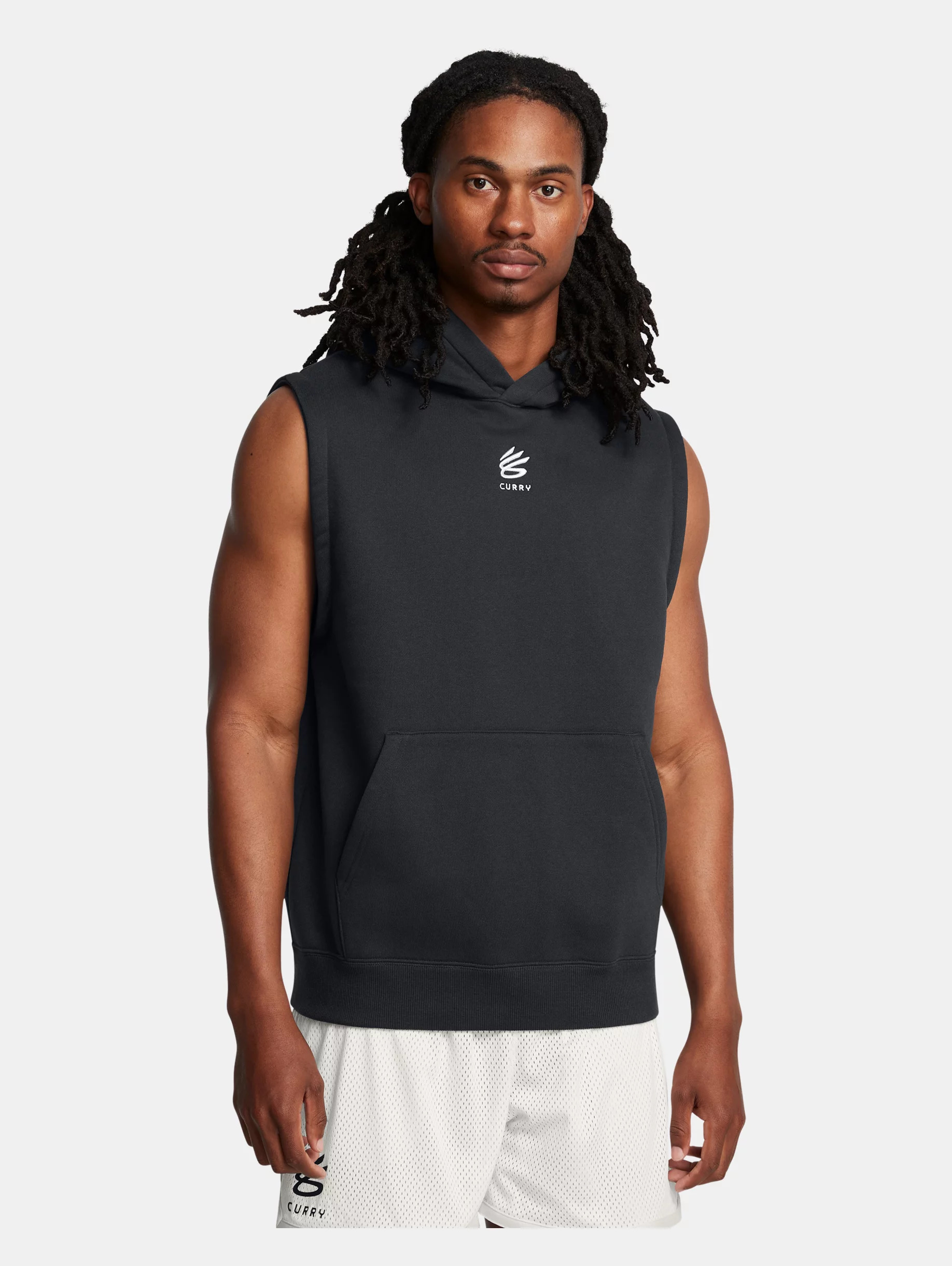 Men's Curry Splash Sleeveless Hoodie - 2