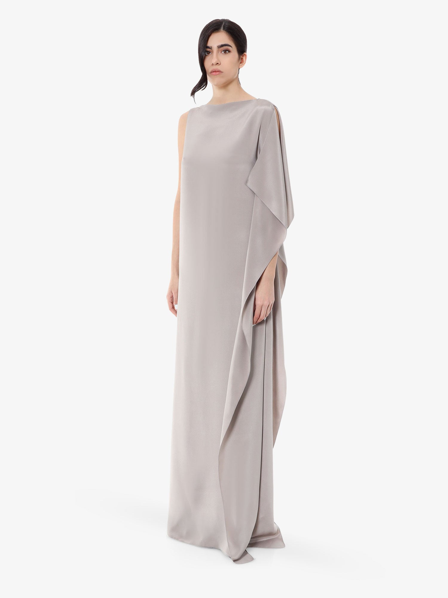 Silk Dress With Lateral Rouches - 2